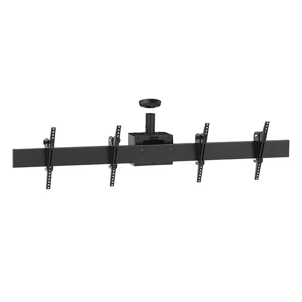 ハヤミ工産(HAMILeX)  天吊り金具 〜55V型 ブラック 左右2連 マルチ サイネージ メニ...