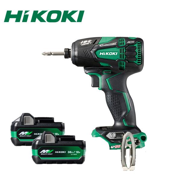 HiKOKI（日立工機）　18Vコードレス静音インパクトドライバ　WHP18DBL（2LXPKZ）ケ...