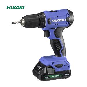 HIKOKI(ハイコーキ) 18Vコードレスドライバドリル  2.0AH バッテリー×2・急速充電器(UC18YKSL) ・ケース付 FDS18DA(2BG)【在庫有り】｜firstnet