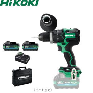 HiKOKI(日立工機) 36Vコードレスドライバドリル DS36DC(2XPSZ) 電池2個・充電器・ケース・サイドハンドル付｜firstnet