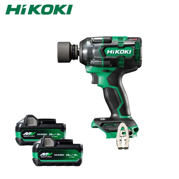 HiKOKI　18V コードレスインパクトレンチ　WR18DH（2XPZ)　ケース付　電池計2個付 ...