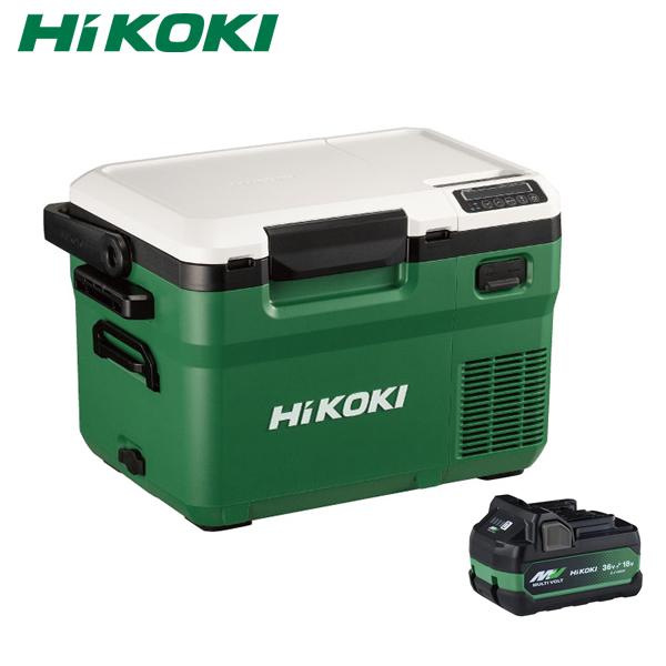 HiKOKI(日立工機) 18V コードレス冷温庫 蓄電池計1個付(充電器別売) カラー：アグレッシ...