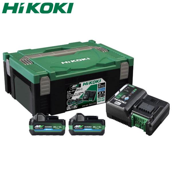 HiKOKI(日立工機) 2ポート急速充電器 UC18YDML スターターキット1 (2XSZ) 電...