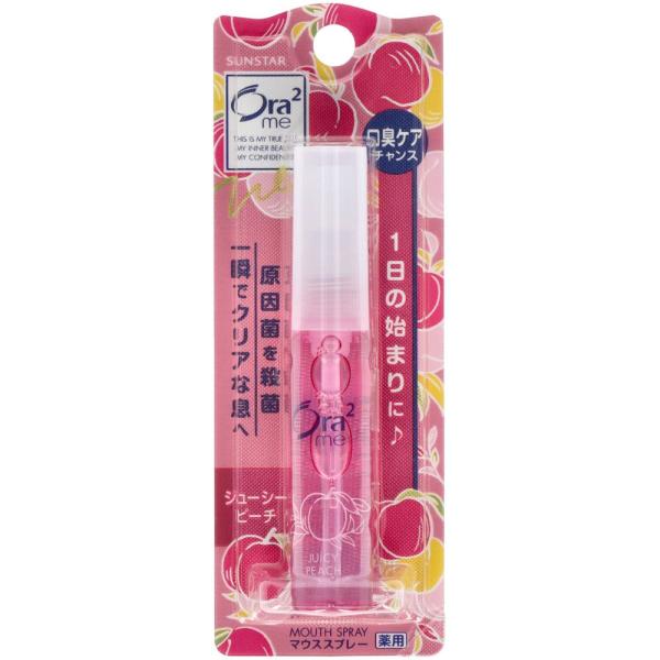 サンスター オーラツーミー マウススプレー [ジューシーピーチ] [単品内容量/6ml]