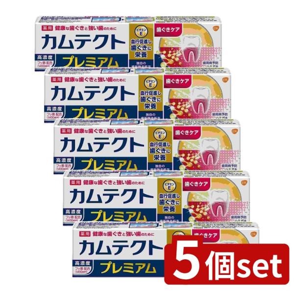 【5個セット】Haleon カムテクト プレミアム 歯ぐきケア [単品内容量/105g]