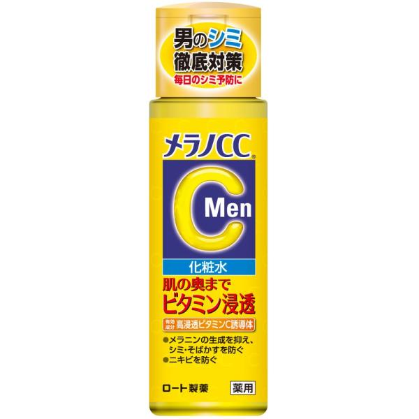 ロート製薬 メラノCC Men 薬用 しみ対策 美白化粧水 [単品内容量/170ml] | ・メラノ...