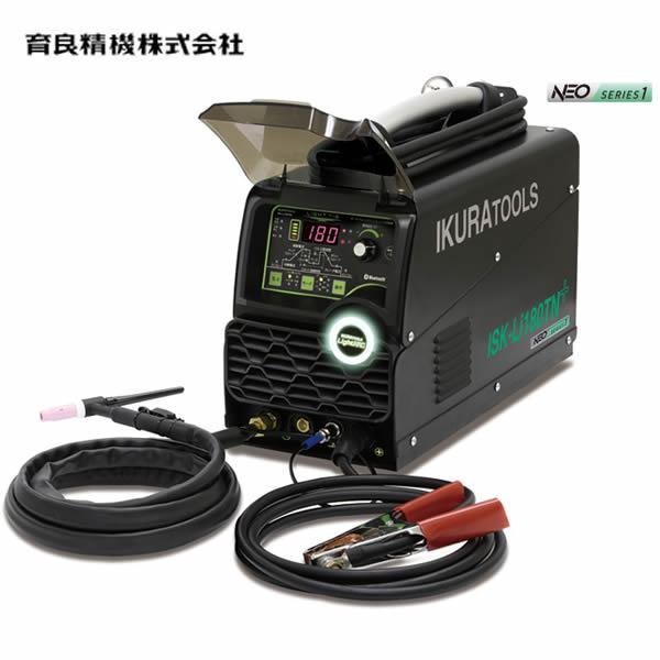 育良精機(イクラ) リチウムイオンバッテリー内蔵TIG溶接機NEO ISK-LI180TN＋(PLU...