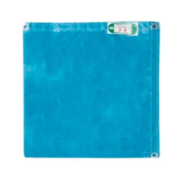 アイネット ダストバスケット用メッシュシート(1600×2600) ブルー DBM-B 保護カバー(...