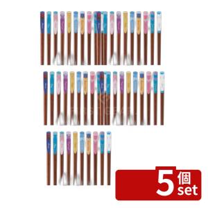 【5個セット】スケーター 天削げ箸10本セットデ...の商品画像
