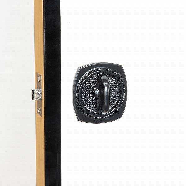 川口技研 Jレバー(20番) 戸襖錠・丸座・左吊元 JL-20-2M-TN（L) バックセット65m...