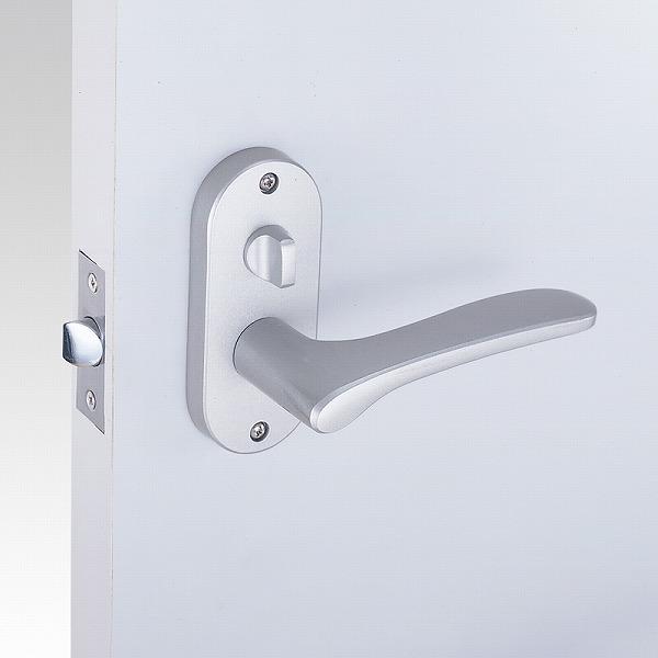 川口技研 Jレバー(20番) 表示錠・小判座 JL-20-4K-TN バックセット50mm 対応扉厚...