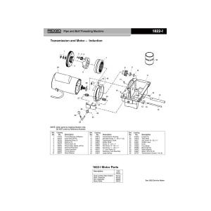 RIDGID(リジッド) 41425 E-35 スラスト ベアリング F/1822 ×1個[個人宅配送不可]｜firstnet