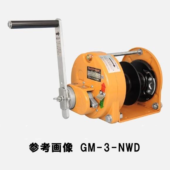 マックスプル 手動ウインチ NWD型 ワイヤ２本引き式 GM-5-NWD [法人限定][送料別途お見...
