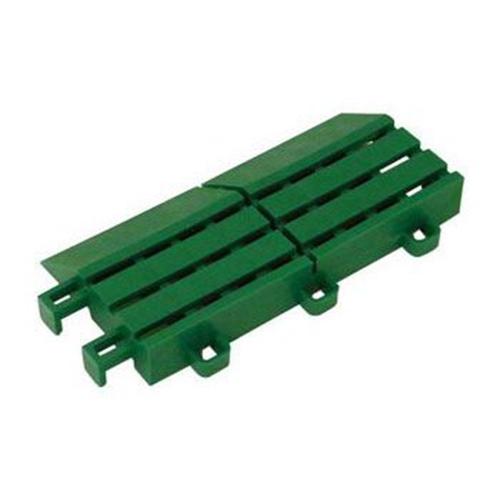 ◆ミヅシマ工業 ジョイント人工芝 中フチ- 75X150mm グリーン