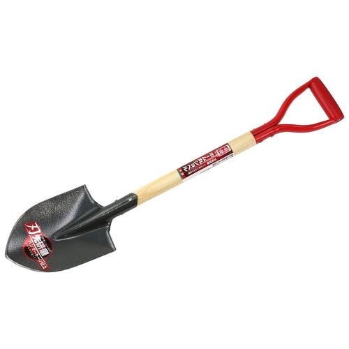 ◆藤原産業 千吉 木柄 H丸ショベル 刃先研磨 SWHS-5