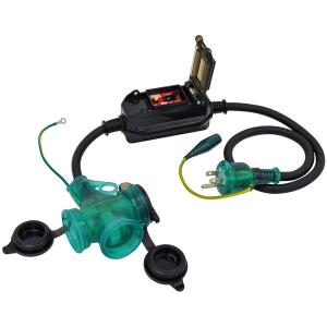 HATAYA 漏電遮断器付き 延長コード 0.7m電線仕様 (防雨型) BFX