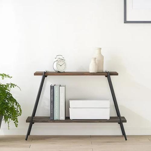 COLLEND アイアンレッグラック　2段 ダークブラウン ILR2-DB