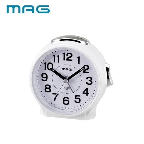 ノア精密 目覚まし時計 MAG ブルーブライト T-729WH-Z 新生活応援 ギフト プレゼント ...