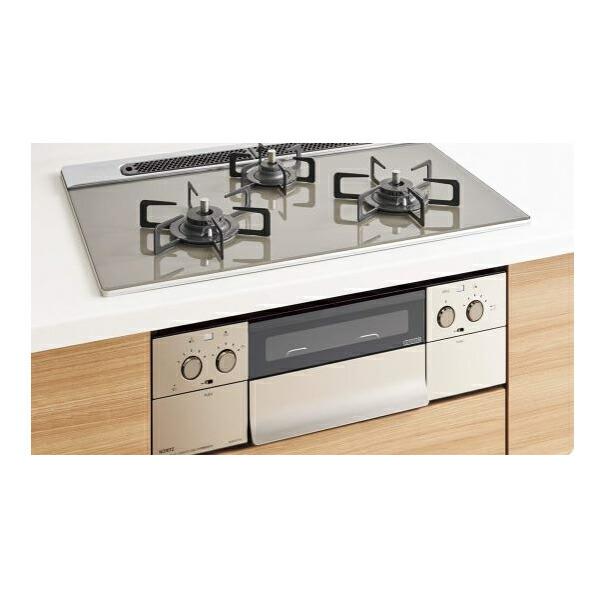 ノーリツ(NORITZ)　ビルトインガスコンロ　ピアットライト　　都市ガス用　75cmタイプ N3W...