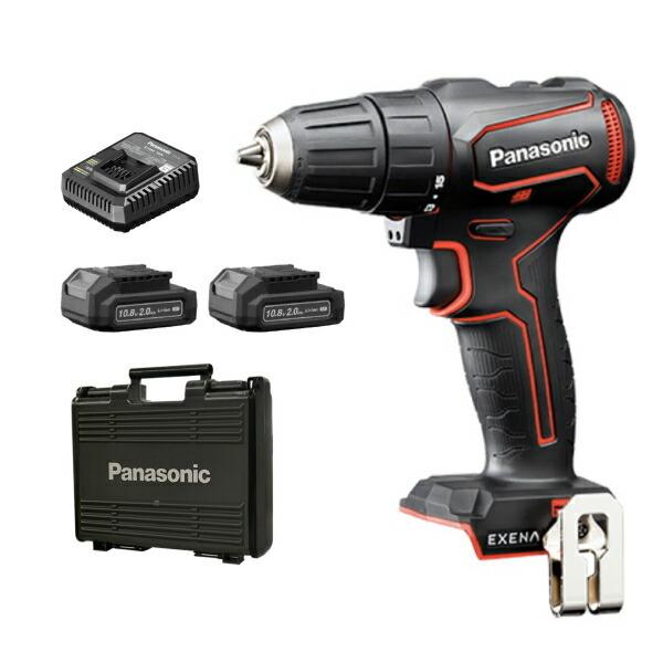 パナソニック EXENA Lシリーズ 充電ドリルドライバー チャック式　(赤) EZ1D31F10D...