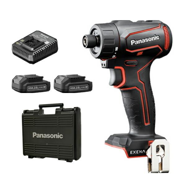 パナソニック EXENA Lシリーズ 充電ドリルドライバー ビット式 (赤) EZ1D32F10D-...