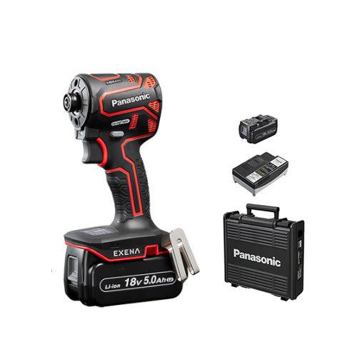 パナソニック 充電インパクトドライバー(赤)18V 5.0Ah EZ1PD1J18D-R【在庫有り】