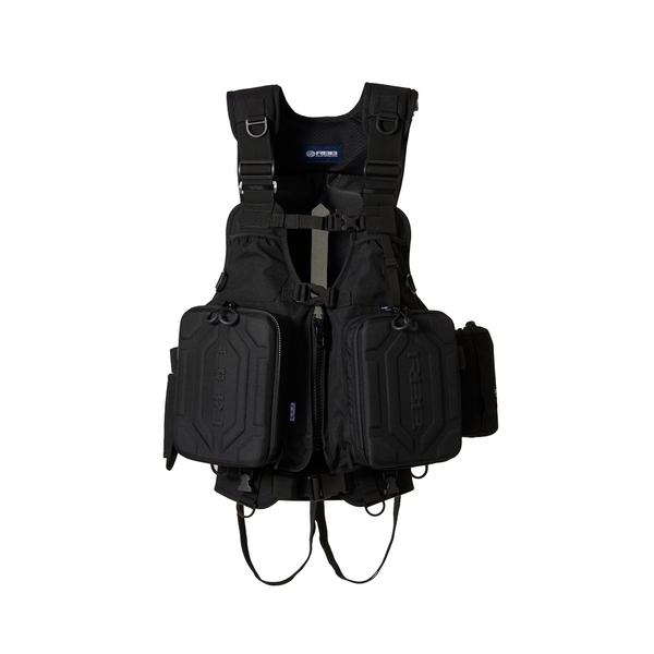 双進(RBB) ウェーディングベスト 25LIMITED チャコール 7760 ライフジャケット フ...