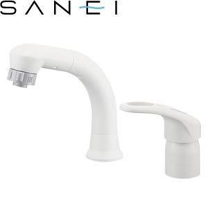 SANEI 三栄水栓(SANEI) EA200-60X-16 自動水栓横形パイプ 上面・下面