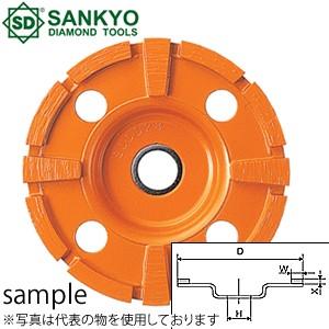 三京ダイヤモンド工業　カップホイール　ドライサーフェーサー　DF-4M(20.0H)　外径×内径(m...