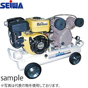 精和産業(セイワ) エスコン 3馬力 ガソリンエンジン防音コンプレッサー 