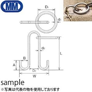 水本機械　ステンレス　係船環　MM型　品番：MMH-32-28　1個価格　（SUS304）｜firstnet