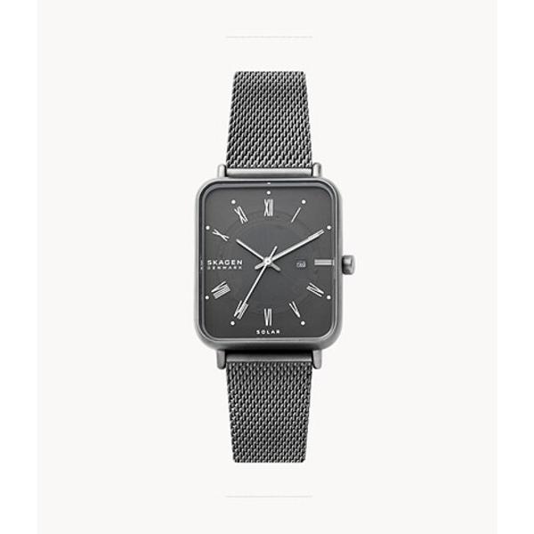 スカーゲン(SKAGEN) RYLE ソーラー チャコール ステンレススチール メッシュウォッチ S...