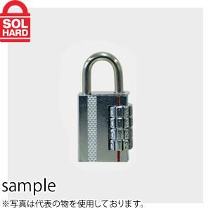 SOL HARD (ソールハード)　No.400　ダンヒルロック　30mm　ダイヤル南京錠　(4桁番号固定)　単品｜firstnet