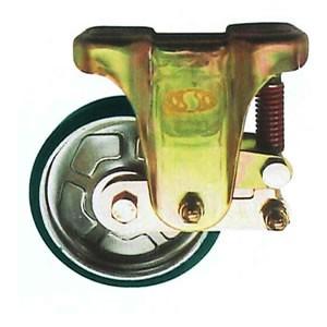 末廣車輌(スエヒロ) PWK-SP型 スプリングキャスター 固定車 手押・牽引兼用 許容荷重145k...