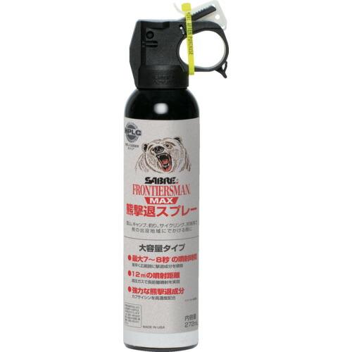 SABRE  熊よけスプレー 熊撃退スプレー 272ml 12M長距離噴射 フロンティアーズマンマッ...