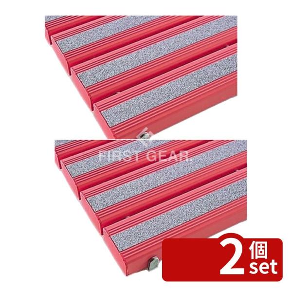 【2個セット】テラモト(TERAMOTO) 抗菌滑り止め安全スノコ完成品 ピンク 600x1800 ...
