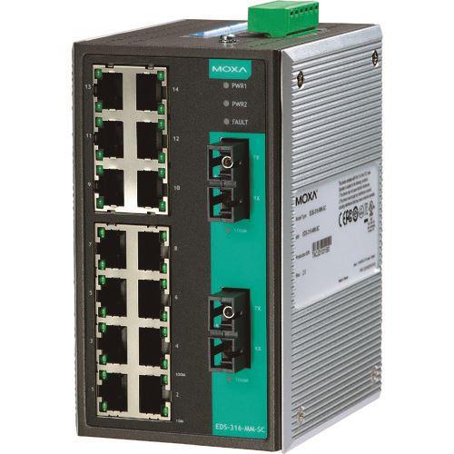 ■MOXA EDS-316-MM-SC-T EDS316MMSCT(1688052)[送料別途お見積...