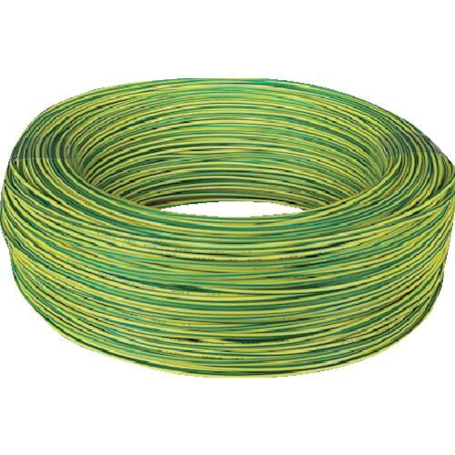 ■KHD KIV8.0 黄/緑 100m KIV8.0SQYG100M(2580674)[送料別途お...