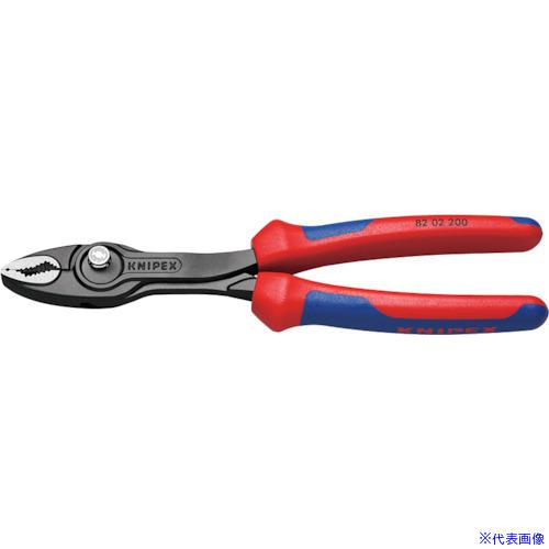 ■KNIPEX スリップジョイントプライヤー ツイングリップ コンフォートハンドル 200mm 82...