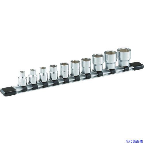 ■TONE ソケットセット(6角・ホルダー付) 10pcs 差込角9.5mm HS310(36984...