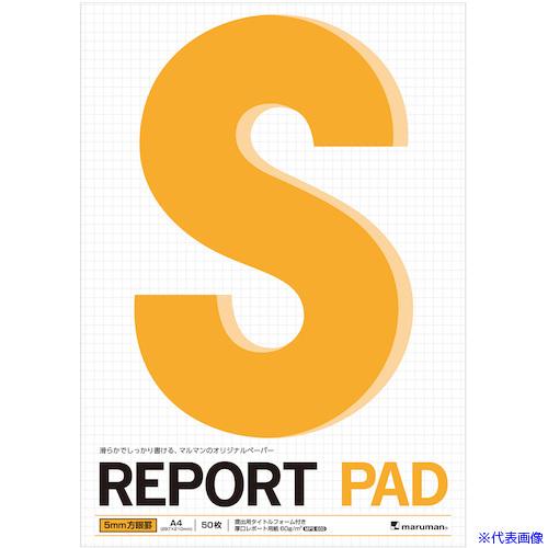 ■maruman A4 レポートパッド 5MM方眼罫 P144A(4059354)