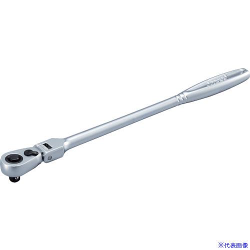 ■TONE ラチェットハンドル 首振りタイプ 歯数72枚 差込角6.35mm 全長222mm RH2...