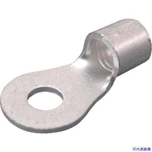 ■ニチフ 裸圧着端子 R形(100P) より線26.66〜42.42 外寸15.3mm スタッド径8...