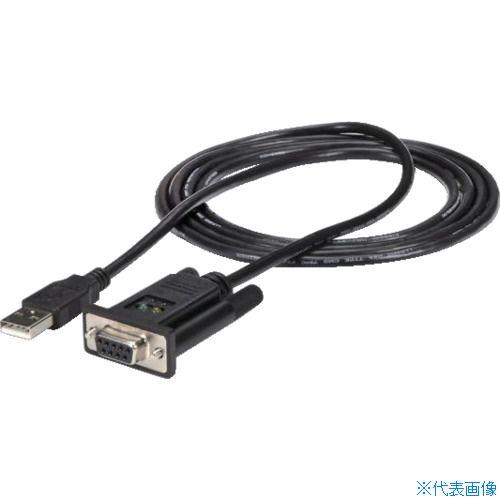 ■スターテック シリアル変換ケーブル/USB-A - RS232Cクロス/1.7m/921.6Kbp...