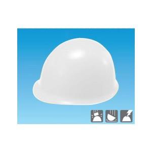 つくし工房 安全標識 3105 保護帽(ヘルメット) MP型 カラー：白 ABS製[法人限定][送料...