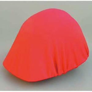つくし工房 安全標識 3137-R カラーヘルメットカバー レッド ポリエステル 保護帽(ヘルメット...