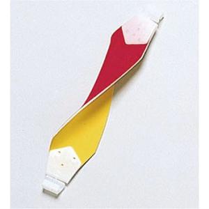 つくし工房 安全標識 3150-A ヘルベルト(スタンダードタイプ) 赤/黄 70×320mm 特殊...