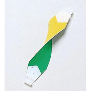 つくし工房 安全標識 3150-D ヘルベルト(スタンダードタイプ) 黄/緑 70×320mm 特殊...