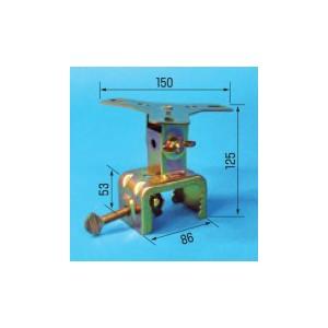 つくし工房 安全標識 5613 多目的回転灯取付クランプ スチール[法人限定][送料別途お見積り]