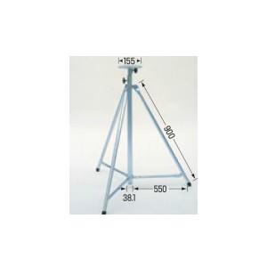 つくし工房 安全標識 6259 回転灯・EDライト兼用三脚 H1015?1645mm スチール[法人...